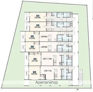 MELDIA福生Ⅲ【1階】の間取り