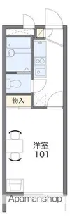 レオパレスパークサイドグレース【1階】の間取り