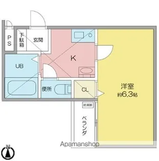ワールドレコード【1階】の間取り