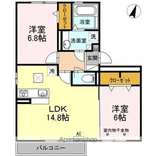 マルベル N【1階】の間取り