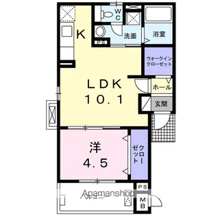 グラン・カーズ【3階】の間取り