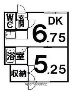ノースキャピタル【2階】の間取り