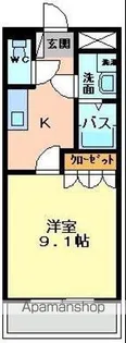 エバーシャイン【2階】の間取り