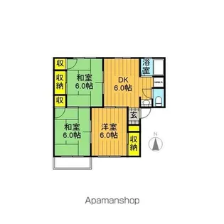 アルシオンⅡ【2階】の間取り