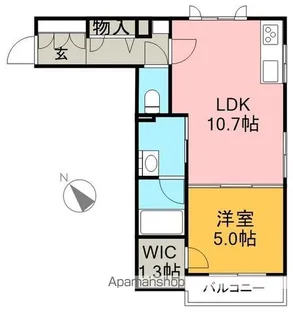 シャーメゾン ソアヴィータ【2階】の間取り