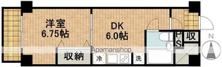 チサンマンション和地山【5階】の間取り