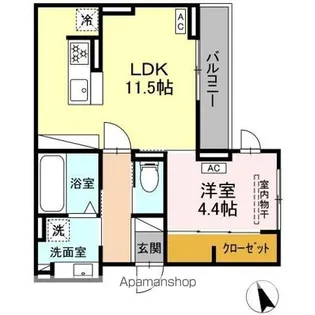 LUANA本山【3階】の間取り