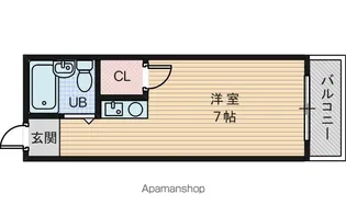 シティハイツ淡路【2階】の間取り