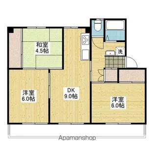 メゾン久米1号棟【141号室】の間取り