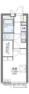 レオパレスグリーン中台【2階】の間取り