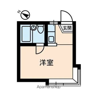 東京都世田谷区上馬1丁目【アパート】の間取り