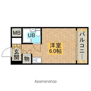 ハセロイヤル堺東【202号室】の間取り