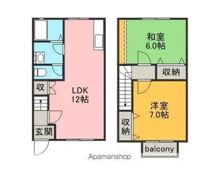 カルタス21【1階】の間取り