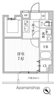 ALTERNA池袋EAST【2階】の間取り