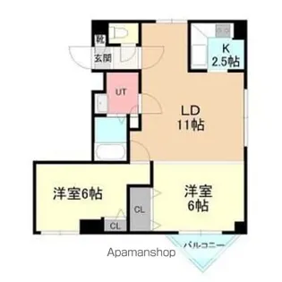恒志堂手稲ビルⅠ【4階】の間取り