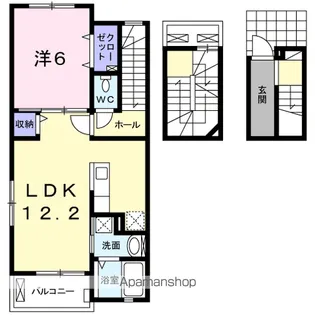スプリング ヒル【3階】の間取り
