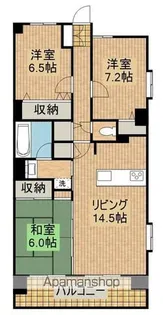 アレグレッタ宮崎南【9階】の間取り