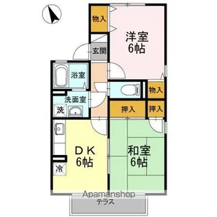 グランドール C棟【1階】の間取り