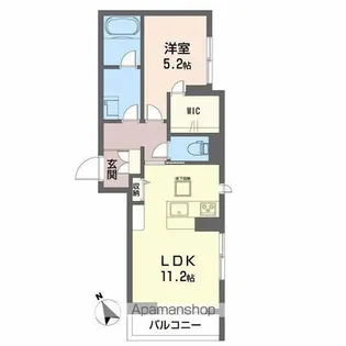 Comodo.TT【1階】の間取り