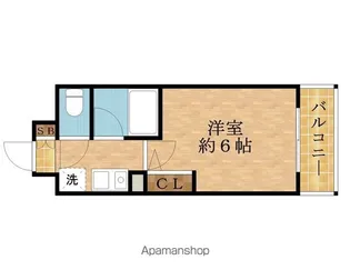 エスリード大阪城北【403号室】の間取り