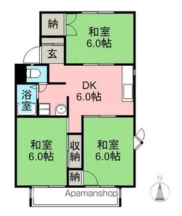 ニューバース【202号室】の間取り
