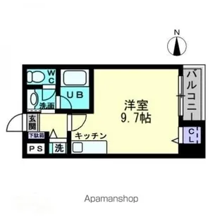サンシャンテ西内町【104号室】の間取り