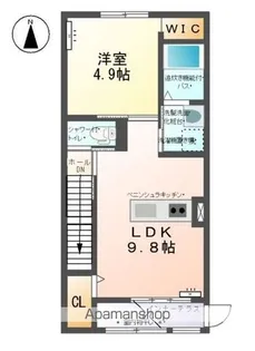 ユーパークウーノ【2階】の間取り