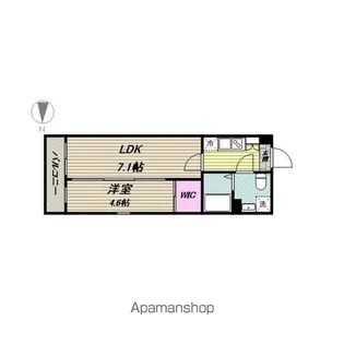 東京都中野区鷺宮2丁目【マンション】の間取り