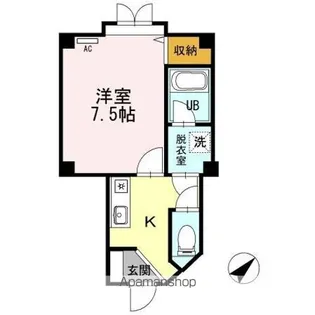 ウェルネス万代【2階】の間取り