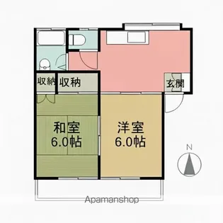 トークINM【201号室】の間取り