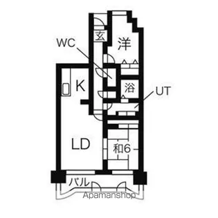 ダイアパレスアポロシティ21高砂壱番館【4階】の間取り