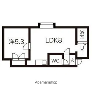 トマトハイツ【105号室】の間取り