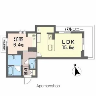 SHAMAISON EST’ MAーMA Ⅱ【3階】の間取り