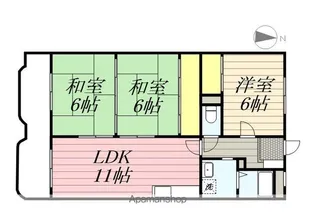 アメニティ和白東【202号室】の間取り