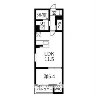DEVELD城東町WEST【2階】の間取り