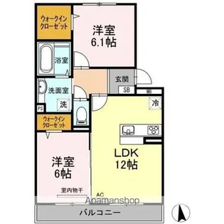 グランド ソレイユ C棟【3階】の間取り