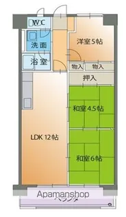 パルテノン【9階】の間取り