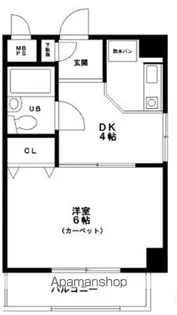 ヴェルドール淡路【310号室】の間取り