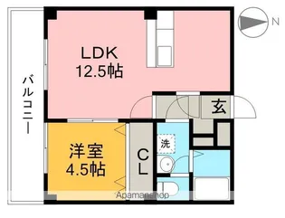 グランビュー【8階】の間取り