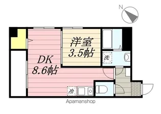 IL CENTRO 本千葉駅前【4階】の間取り