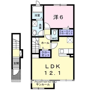 マハロA【2階】の間取り
