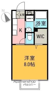 エルレーブ2A【1階】の間取り