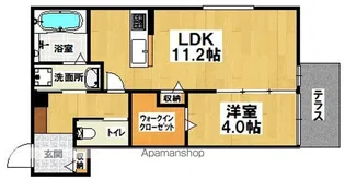 プランドール【101号室号室】の間取り
