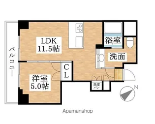 SK BUILDING-7【4階】の間取り