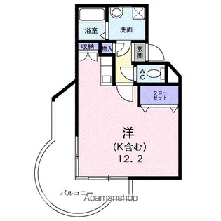 ララ・クレスト境野【1階】の間取り