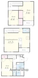 MI PATIO B棟【1階】の間取り