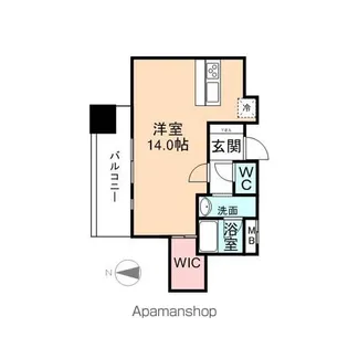 セントラルコート西町プレミア【9階】の間取り