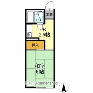 アルカキット葛西【1階】の間取り