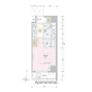 東京都中野区新井1丁目【マンション】の間取り