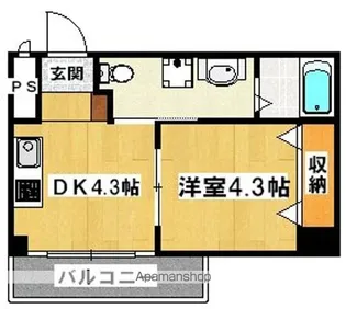 プログレス アペゼ【2階】の間取り
